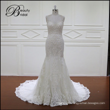 2016 Sleeveless Beading Mermaid Wedding Dresses